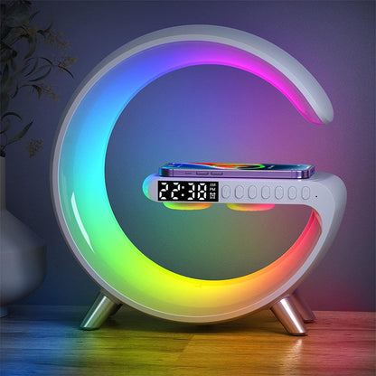 Charger Lamp (LED Speaker + Wireless Charging) - Trendora